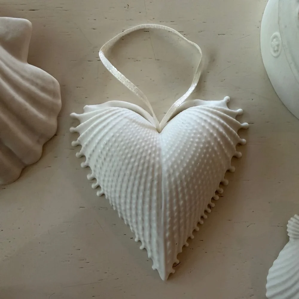 MARGARET FURLONG Angel Ornaments Seashells Porcelain Broken Christmas